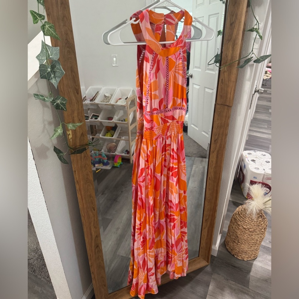STUNNING Abel the Label Anthropologie Runi Floral Maxi Dress - Picture 2 of 5